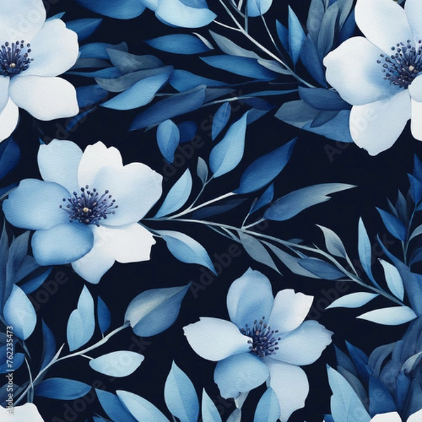 Fototapeta Beautiful pattern floral background 