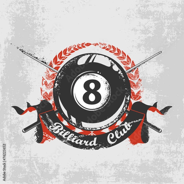 Obraz Grunge billiard background