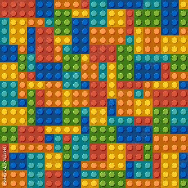 Obraz vector modern plastic constructor background