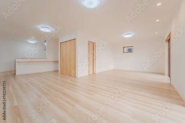 Fototapeta 広々としたリビングルーム