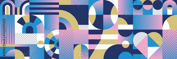 Fototapeta Abstract Paris Summer sport event travel geometric elements background, futuristic design wallpaper, 2024 gift card banner pattern layout illustration brochure covers, web headline, advertising flyer