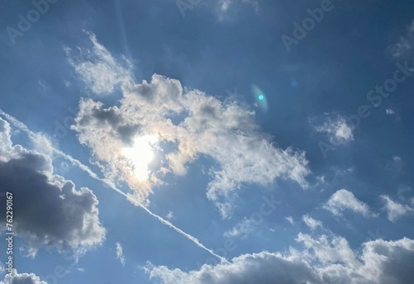 Obraz Sun within a cloud