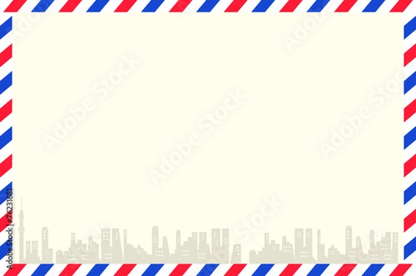 Fototapeta エアメール　街