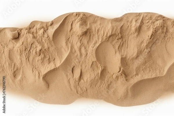 Fototapeta Detailed close-up of sand on a white surface, suitable for backgrounds or textures