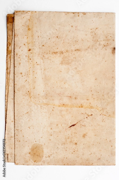 Fototapeta Aged Blank Paper Texture Background