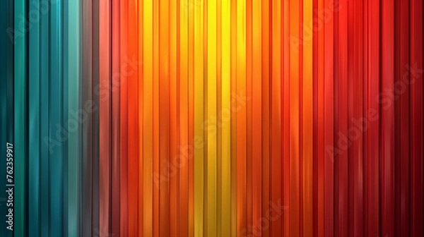 Fototapeta Abstract vertical color strips backgrounds, red yellow green, Vertical stripes of various colors thin width with texture and gradient color.