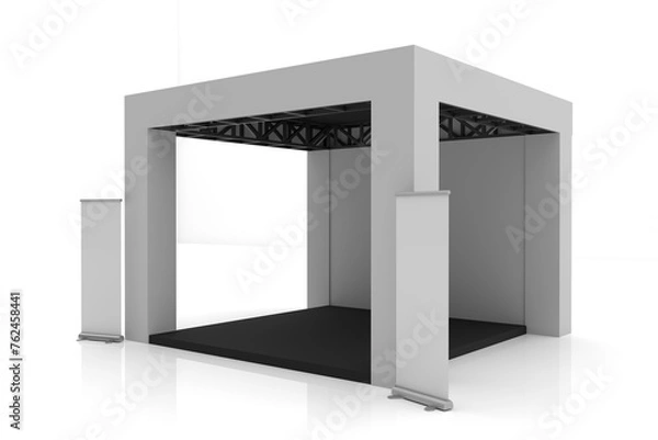Fototapeta STAGE MOCKUP RIGGING SIZE 4 X 3 M, POLE DIAMETER 40 CM
