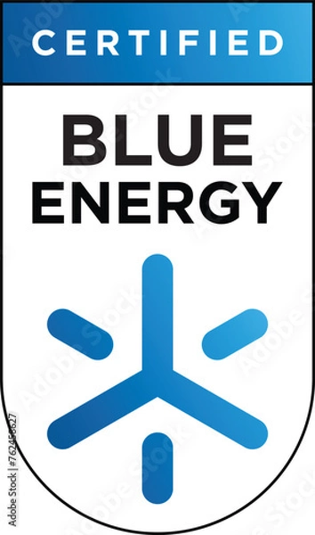 Obraz Blue Energy Certified