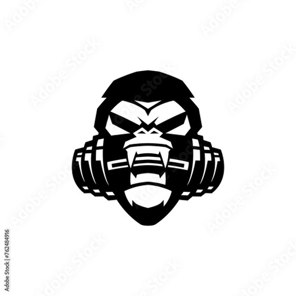 Obraz Gorilla Gym Logo Template