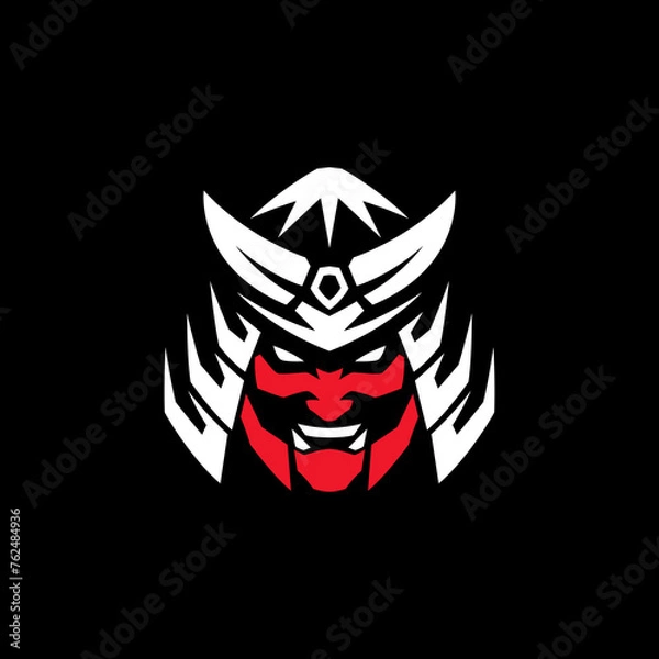 Obraz Samurai Logo Template