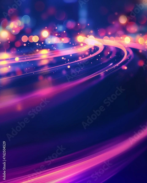 Fototapeta abstract blue and purple digital path background 015
