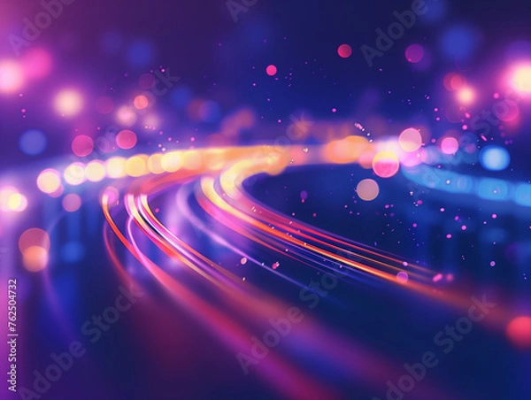 Fototapeta abstract blue and purple digital path background 013