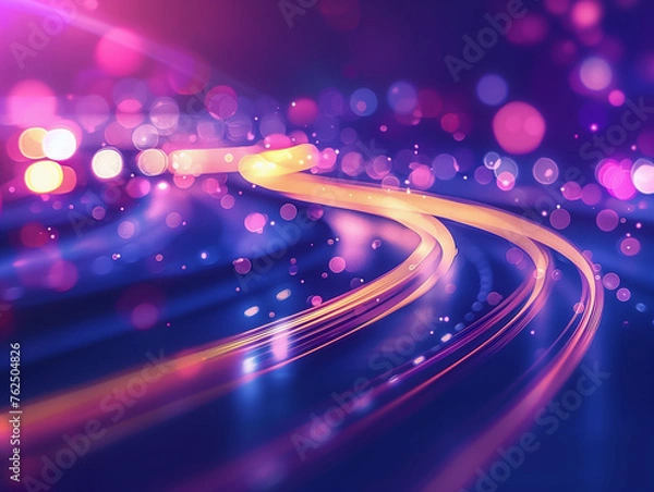 Obraz abstract blue and purple digital path background 011
