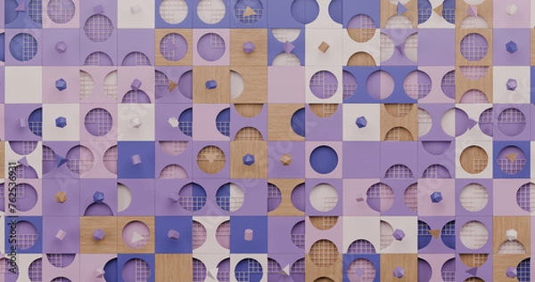 Fototapeta geometric shapes abstract background