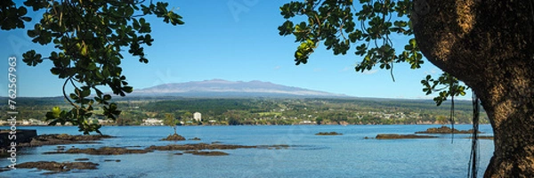 Obraz Panoramic of Hilo Bay in Hilo, Hawaii