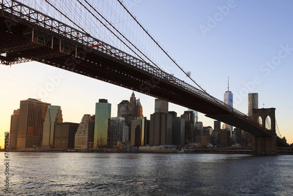 Obraz ブルックリンブリッジとマンハッタン