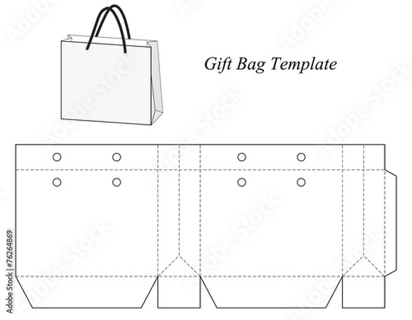 Obraz Puste szablon torby