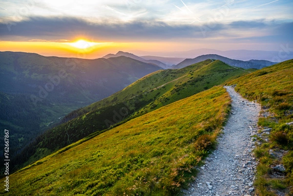 Obraz Summer landscape in the mountains.