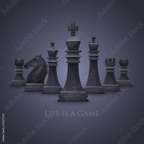 Obraz Vector Chess Figures