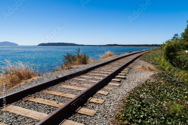 Obraz railway on the coast