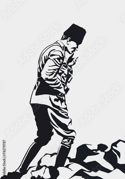 Obraz Weteran Mustafa Kemal