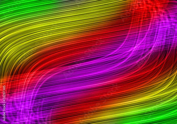 Obraz light lines colorful