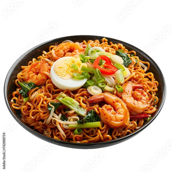 Obraz Mi Goreng, transparent background, isolated image, generative AI