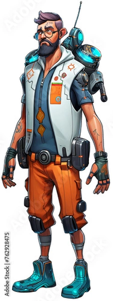 Fototapeta Sci-Fi Character Design