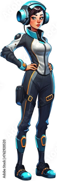 Fototapeta Sci-Fi Character Design