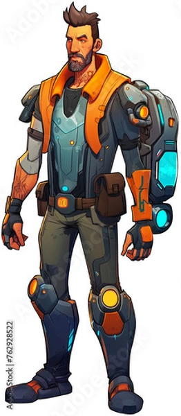 Fototapeta Sci-Fi Character Design