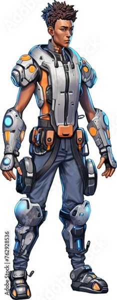 Fototapeta Sci-Fi Character Design