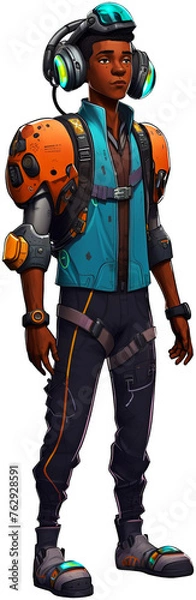 Fototapeta Sci-Fi Character Design