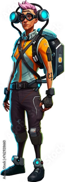 Fototapeta Sci-Fi Character Design