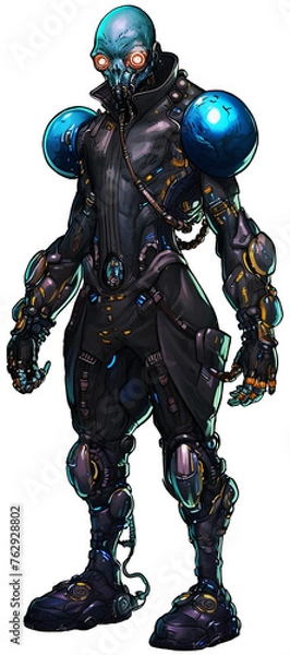 Fototapeta Sci-Fi Character Design