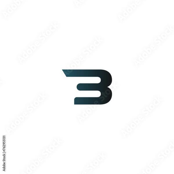 Fototapeta Letter B Logo Mark