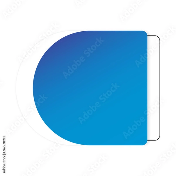 Fototapeta square infographic text box
