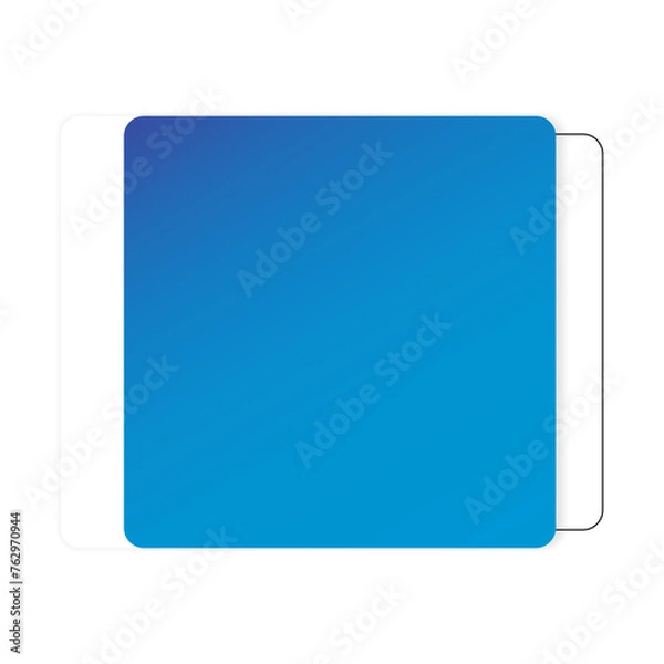 Fototapeta square infographic text box
