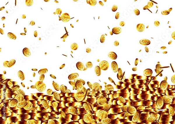 Obraz 降り注ぐ金貨