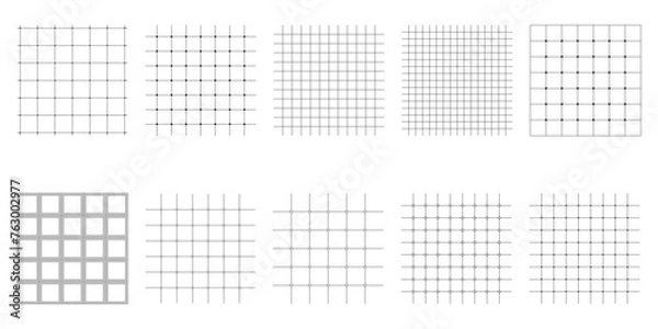 Obraz Square Grid Element