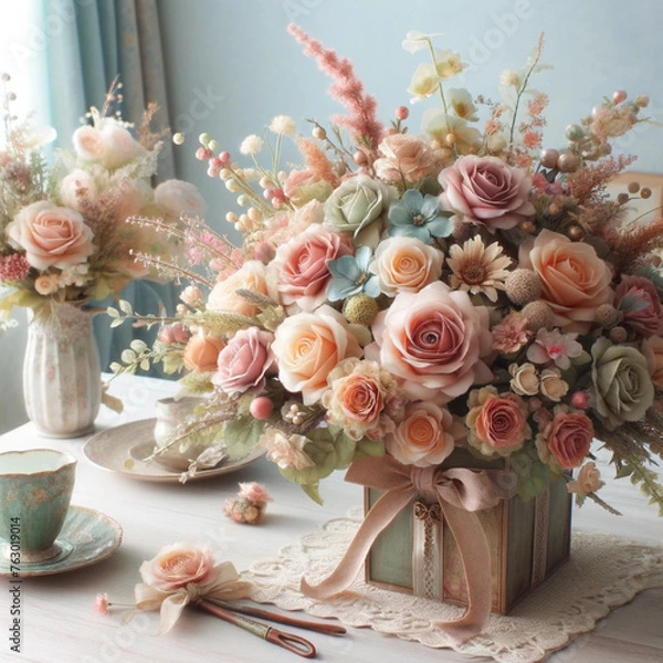 Fototapeta 色彩豊かなな花