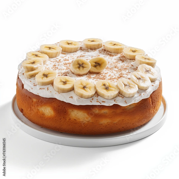 Obraz banana cake With banana