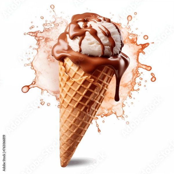 Obraz ice cream with chocolate