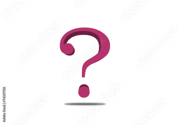Obraz question 疑問　はてな
