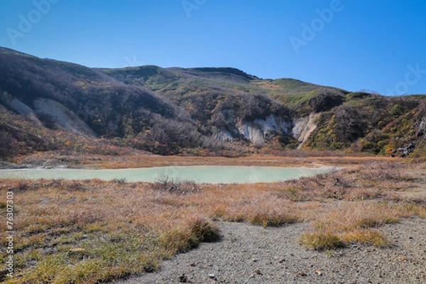 Fototapeta 栗駒山の昭和湖