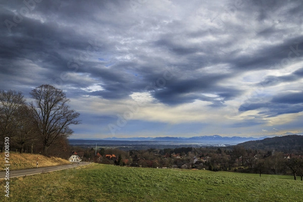 Fototapeta Dunkle Wolken