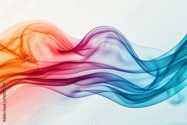 Fototapeta Vibrant 3D Abstract Background wallpapers