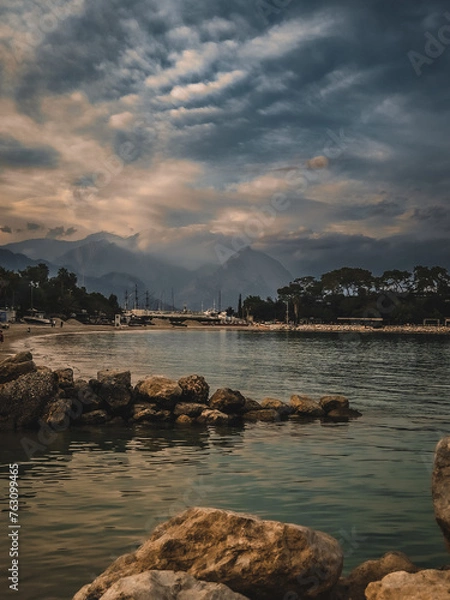 Obraz Sunset at Kemer