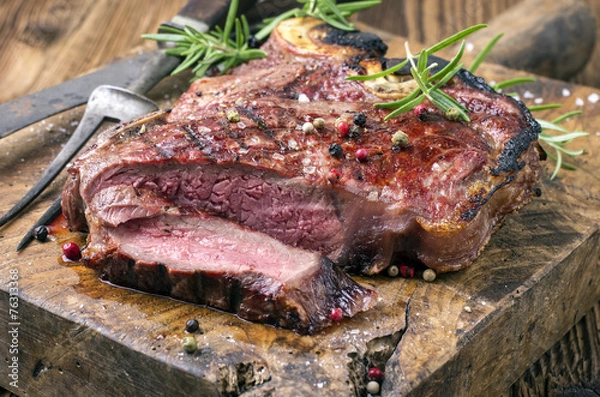 Obraz Grilled T-Bone Steak