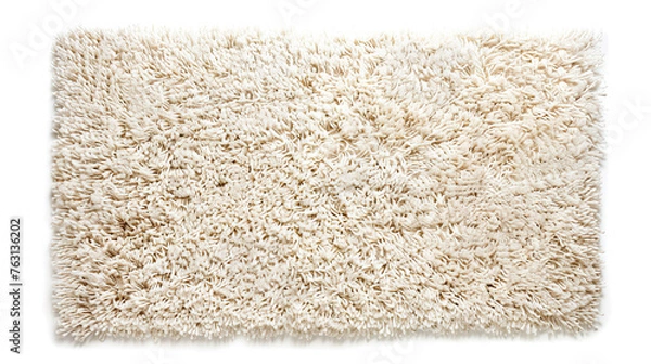 Fototapeta Rectangle Carpet isolated on white background