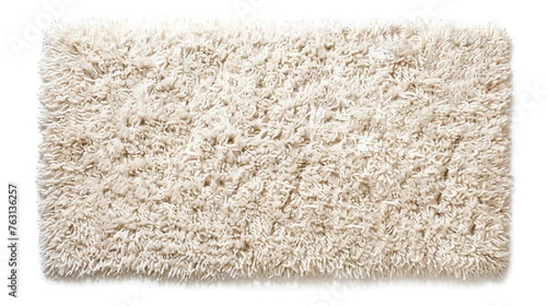 Fototapeta Rectangle Carpet isolated on white background